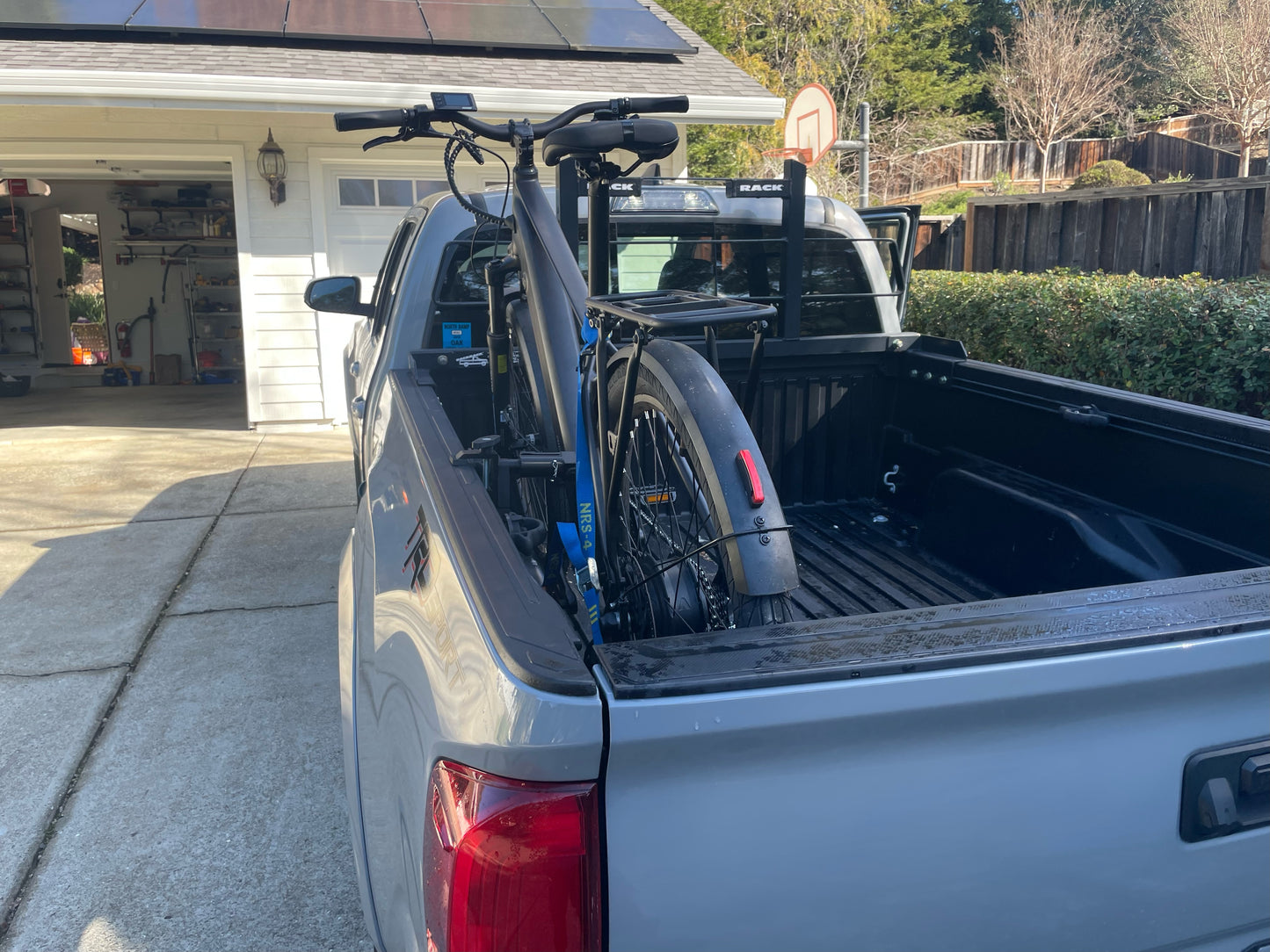 "E-Z Rack Bike Clamp Mount for Toyota With Truck Bed Rails(Trail Rails)"