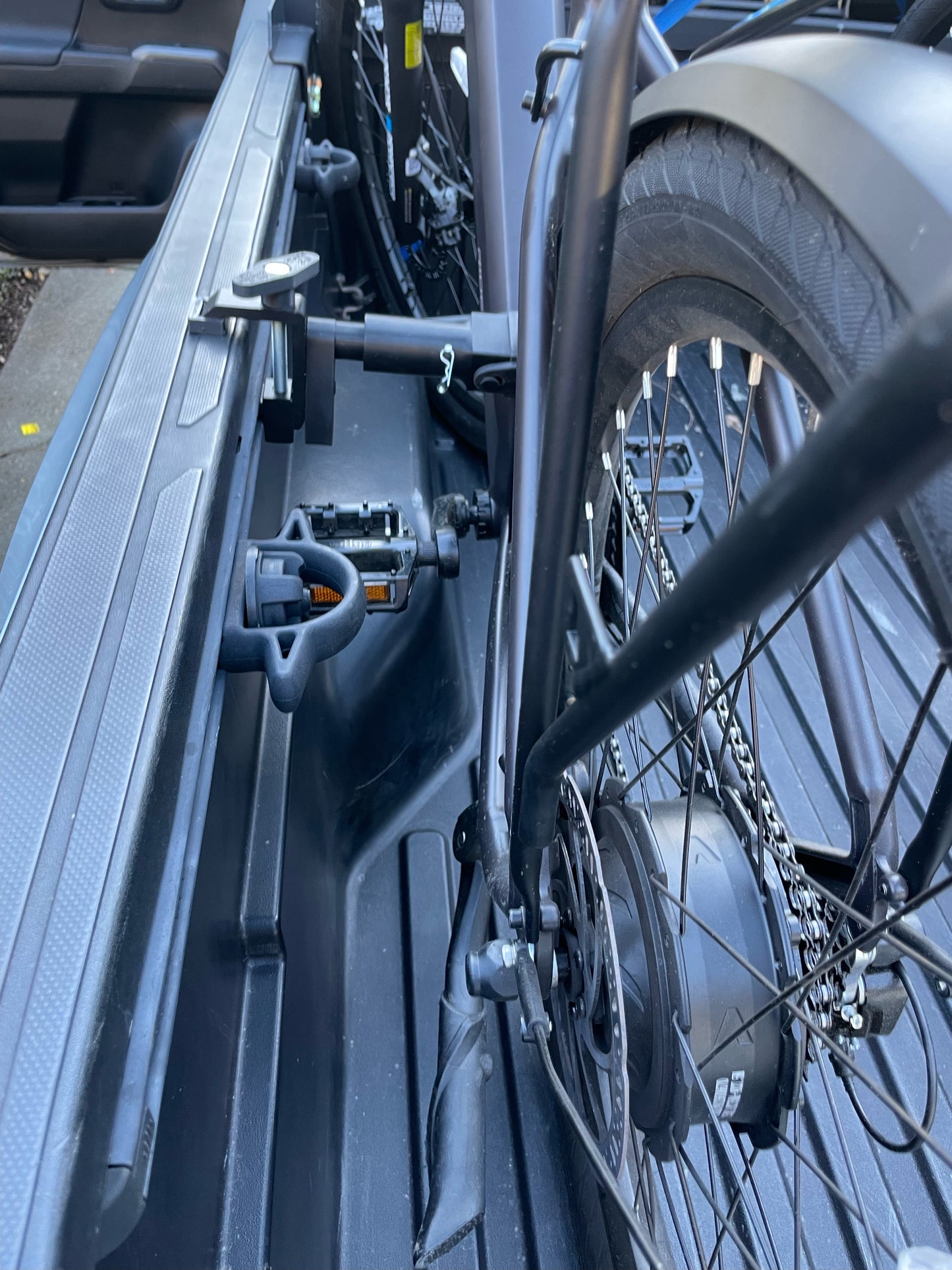 "E-Z Rack Bike Clamp Mount for Toyota With Truck Bed Rails(Trail Rails)"