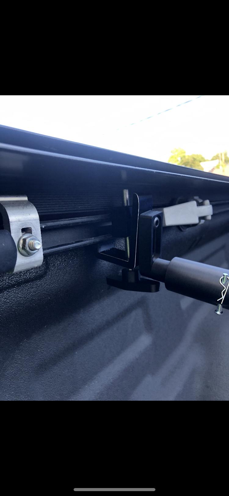 "E-Z Rack Bike Clamp Mount for Toyota With Truck Bed Rails(Trail Rails)"