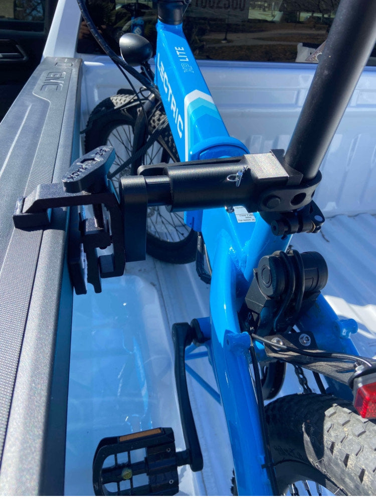 Truck Bed Bike Rack Clamp for E-Bikes (No Drill) – E-Z Rack