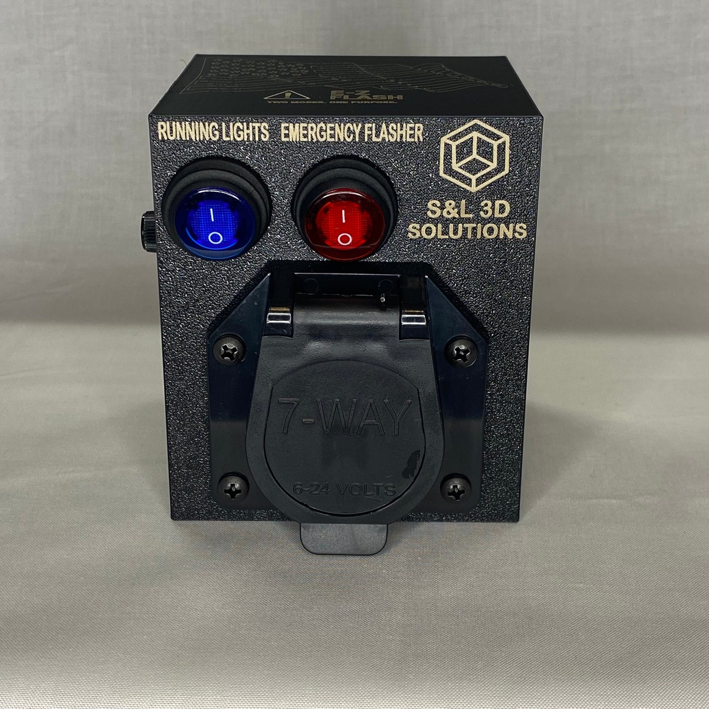 E-Z Flash is a 7-pin emergency safety lighting system for campers, trailers, and RVs. Stay visible during roadside stops, camping, or emergencies with bright hazard lighting designed for real-world safety.